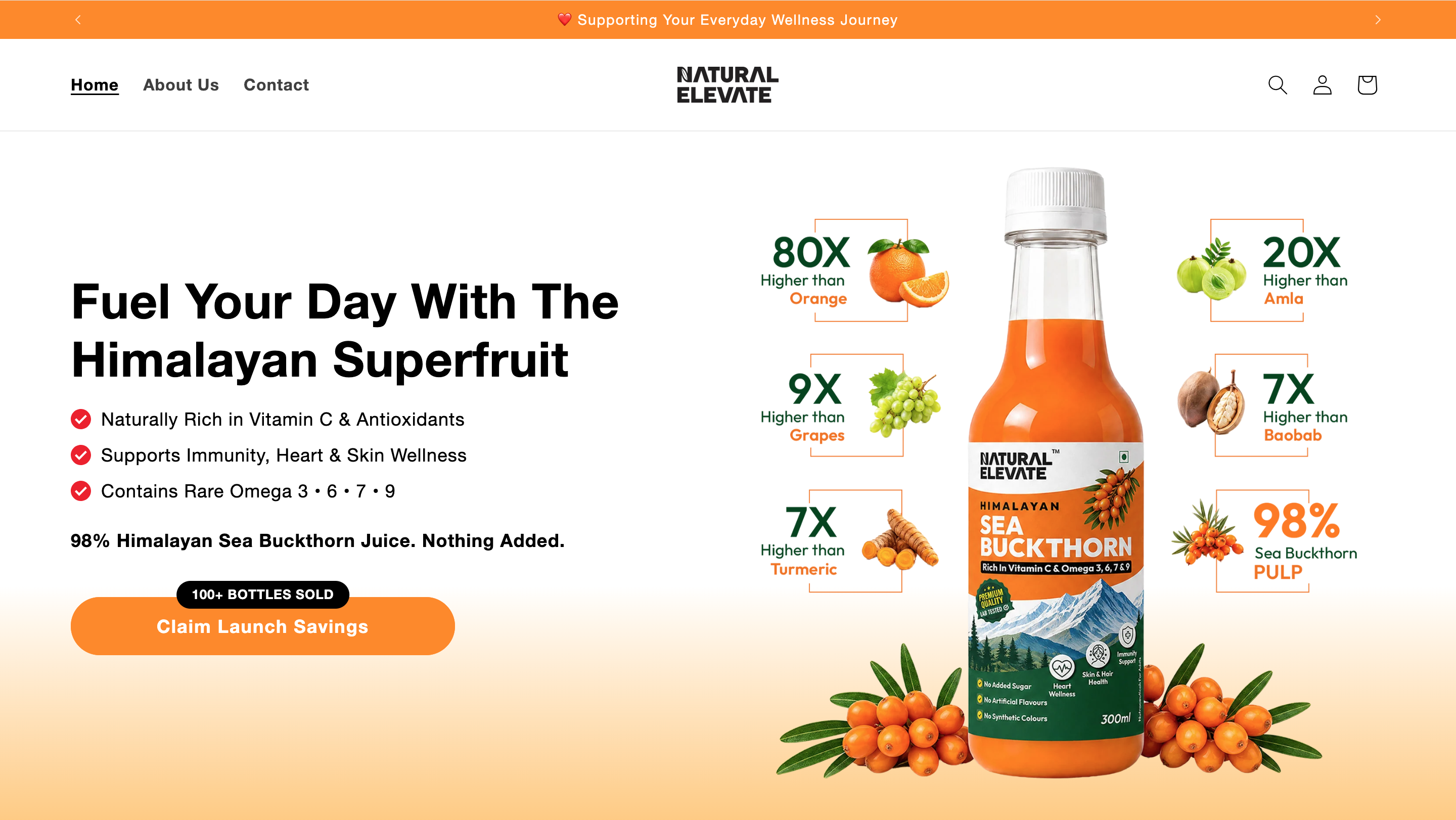 SeaBuckthorn Juice website